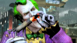 Injustice Gods Among Us The Joker Arkham City Performs All Intros