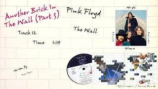 Pink Floyd / The Wall / Another Brick in the Wall - Part 3  (Audio)