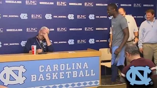 Theo Pinson Crashes Roy Williams Presser, Pinson To Play vs NC State