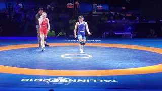 Mundial de Wrestling 2019 Final da categiria 50 Kilos