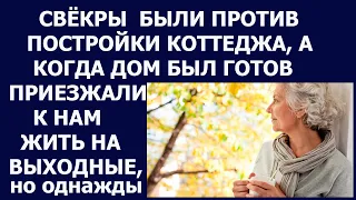 Истории из жизни Свекры были против постройки коттеджа, а когда дом был готов