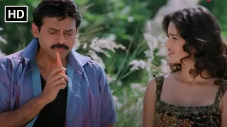 वेंकटेश ने कटरीना कैफ के साथ जंगल में बिताई रात | Venkatesh, Katrina Kaif | Hindi Dubbed Movie Scene