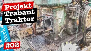 Projekt Trabant Traktor Motor reparieren