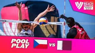 Perusic/Schweiner vs. Cherif/Ahmed - Pool Play Highlights | Espinho 2024 #BeachProTour