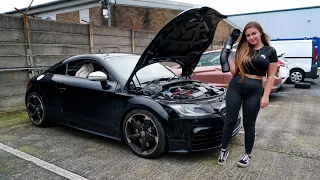 INSTALLING A BIG INTAKE PIPE TO MY MK2 AUDI TTRS | H-Performance Germany