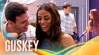 MELHORES MOMENTOS DE GUSKEY NO BBB: ENTRADA EM DUPLA, PRIMEIRO BEIJO E PAREDÃO 🔥 | BBB 23