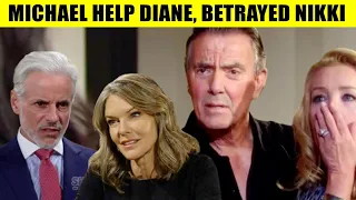 CBS Y&R Spoilers Nikki is angry when he finds out that Michael is Diane's ally, betraying Newman