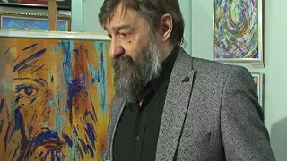 Курский художник Олег Радин принимает поздравления