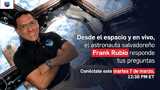 El astronauta Frank Rubio en vivo desde la estación espacial responde tus preguntas