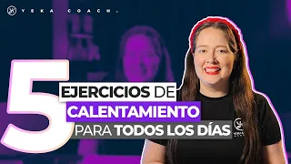 5 Ejercicios para calentar la voz todos los días | Ejercicios de calentamiento vocal | YEKA COACH