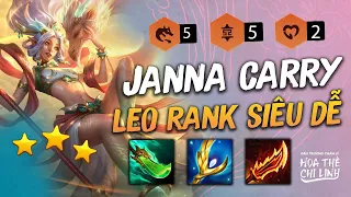 ĐỘI HÌNH LONG VƯƠNG HIỀN GIẢ 14.10 | SỨC MẠNH CỦA JANNA CARRY HYPER ROLL 5 LONG VƯƠNG 5 HIỀN GIẢ