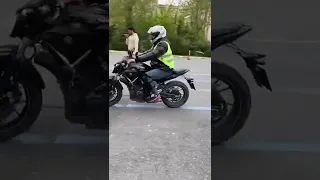 A sınıfı motosiklet ehliyeti sınavına girdim | Gerçek sınav | Yamaha mt 07 | Tam parkur