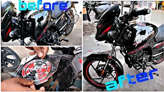 New Pulsar 125 full modified sticker #bikelover|new pulsar 125 full sticker modification