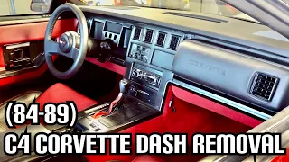 (84-89) C4 Corvette Dash Removal