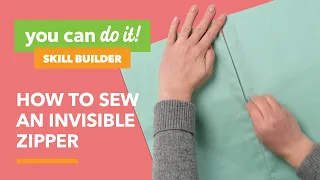 How to Sew an Invisible Zipper