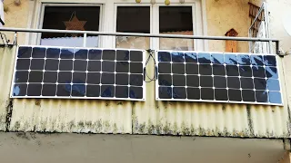 Balkonkraftwerk Teil3: Kabeldurchführen für ein normales Fenster gebaut !