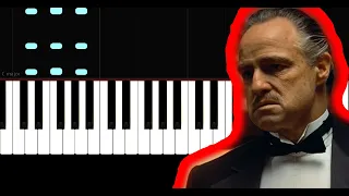 The Godfather Theme Song - Slow Easy Piano Tutorial