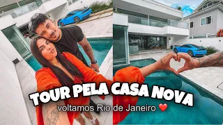 TOUR PELA NOSSA CASA NOVA *VOLTAMOS RIO DE JANEIRO* 🥹❤️