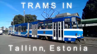 Trams in Tallinn, Estonia | 1067mm narrow-gauge network | August 2015