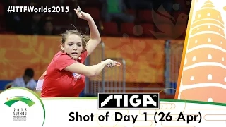2015 World Championships Shot of Day 1 Presented by Stiga