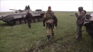 18+ Военные ДНР отрабатывают взаимодействие БМП
