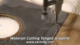 Waterjet Cutting Tanged Graphite