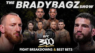 UFC 300 Breakdowns & Best Bets with Sean Brady & Joe Pyfer | Periera vs. Hill | The BradyBagz Show