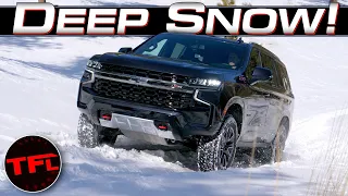 I Get The New Chevy Tahoe Z71 Snowy & Muddy To Find Out If It's The BEST Family-Hauling Off-Roader!