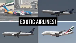 Dubai International Airport Planespotting | Episode 2 | A340, A380, B767, B777 | Emirates Aviation