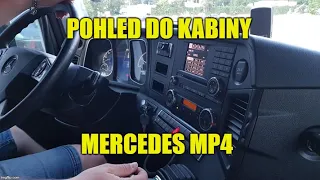 POHLED DO KABINY - MERCEDES ACTROS MP4 INTERIOR