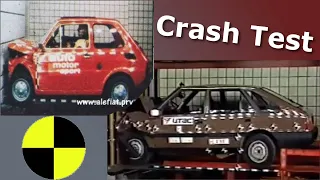 Crash Test Starych Polskich Samochodów Maluch, Polonez i nie tylko ...