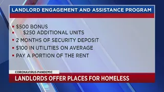 Landlords Offer Units To Homeless