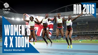 Team GB Women's 4x100m Relay Bronze | Rio 2016 Medal Moments