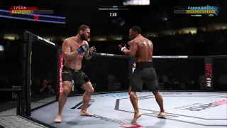 Mike Tyson in UFC 4. Майк Тайсон разносит тяжелый Дивизион ЮФС.