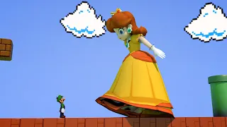Princess Daisy eats a Giant Mushroom and then this happened