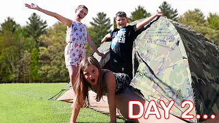 LAST TO LEAVE THE TENT WINS $1000 | JKrew