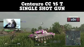 Centauro CC 45 t "SINGLE SHOT GUN" Gameplay at "NOMONHAN" map - WoT Console