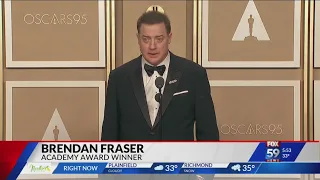 Brendan Fraser wins best actor Oscar in career comeback