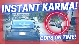 ROAD RAGE & INSTANT KARMA 2023 | BAD DRIVERS,CAR CRASH,ANGRY PEOPLE & KARENS | HOW NOT TO DRIVE #128