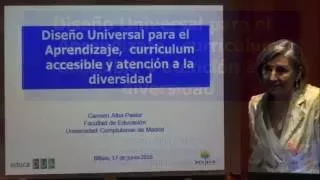 Carmen Alba introduce el DUA