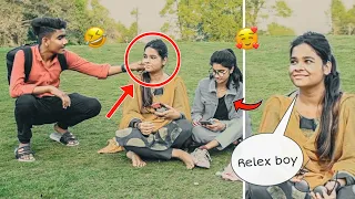 Pulling Stranger Cheeks Prank On Cute Girls 😜 || Epic Reaction 😱 || Mr Viraj Prank