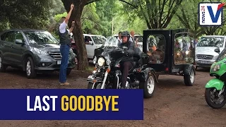 WATCH: Final goodbye for biker killed in N1 accident