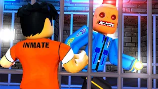 ESCAPING SIREN COP'S PRISON in Roblox! (SCARY)