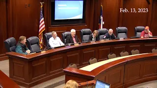 Planning & Zoning Commission meeting, Feb. 13, 2023