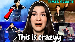 Jung Kook (정국) LIVE at ‘Times Square’ | REACTION