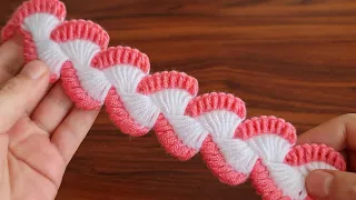 Super Easy Tunisian Knitting - Tunus İşi Muhteşem Örgü Modeli..