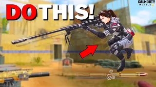 How To Do PRO SNIPER MOVEMENT In COD MOBILE!