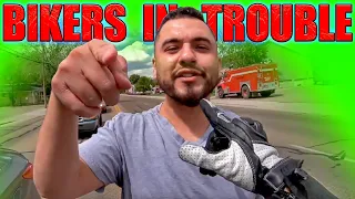 ROAD RAGE - NEAR HIT & RUN CHASE - POLICE PULLOVER - BIKERS IN TROUBLE - [Ep.#143]