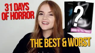 The BEST AND THE WORST RANKED! 31 DAYS OF HORROR WRAP UP!