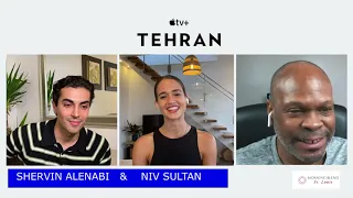Niv Sultan  and Shervin Alenabi From the Apple TV+ Series "Tehran" on Morning Blend